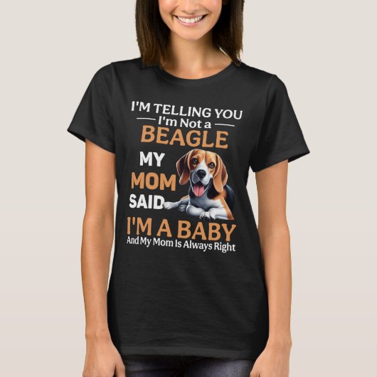 Funny Beagle Dog T-Shirt (Vorderseite)