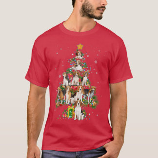 Funny Beagle Dog Weihnachtsbaum Dog Lover Xmas T-Shirt