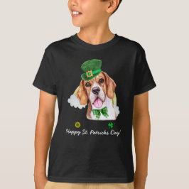 Funny Beagle Gold St Patricks Day T-Shirt