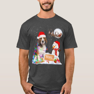 Funny Beagle Hund Frohe Weihnachts-Party Familienm T-Shirt