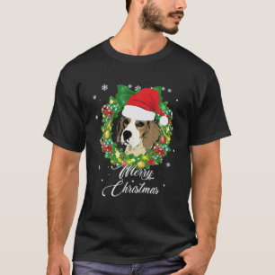 Funny Beagle Hund Schnee Weihnachten Weihnachten W T-Shirt