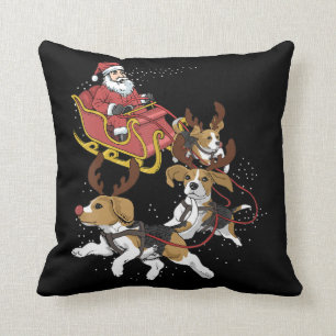 Funny Beagle Hund Weihnachtsgeschenk für Hund Lov Kissen