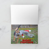 Funny Beagle, ich war ein guter Junge Weihnachten (Innenseite)