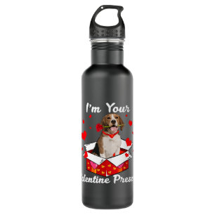 Funny Beagle Im Your Valentine Day Gegenwart Dog L Edelstahlflasche
