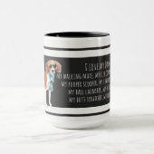 Funny Beagle Liebe mein Vater Dog Lover Tasse (Zentrum)