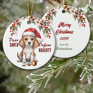 Funny Beagle Puppy definiert Schönheit Keramik Ornament