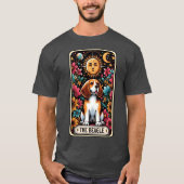 Funny Beagle Tarot Card T-Shirt (Vorderseite)