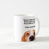 Funny Beagle Tasse, Beagle Lover Geschenk Kaffeetasse (VorderseiteRechts)