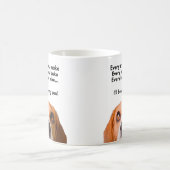 Funny Beagle Tasse, Beagle Lover Geschenk Kaffeetasse (Mittel)