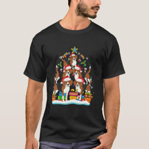 Funny Beagle Weihnachtsbaum Dekoration Hund Lov T-Shirt