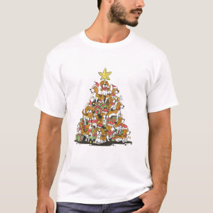 Funny Beagle Weihnachtsbaum für Beagle Hundeliebha T-Shirt