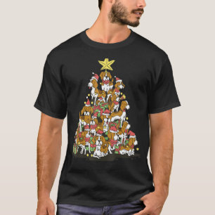 Funny Beagle Weihnachtsbaum für Beagle Hundeliebha T-Shirt