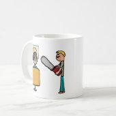 Funny Beängstigend Barber Sweeney Todd Kaffeetasse (Vorderseite Links)