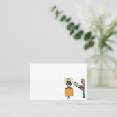 Funny Beängstigend Barber Sweeney Todd Visitenkarte (Stehend Vorderseite)