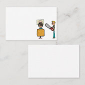 Funny Beängstigend Barber Sweeney Todd Visitenkarte (Vorne/Hinten)