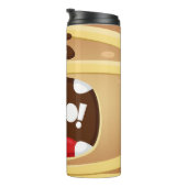 Funny Beängstigend Boo Mummy Halloween Thermosbecher (Nach rechts gedreht)