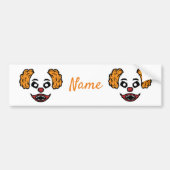 Funny Beängstigend Clown Thunder_Cove Autoaufkleber (Vorne)