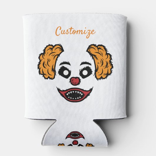 Funny Beängstigend Clown Thunder_Cove Dosenkühler (Rückseite)