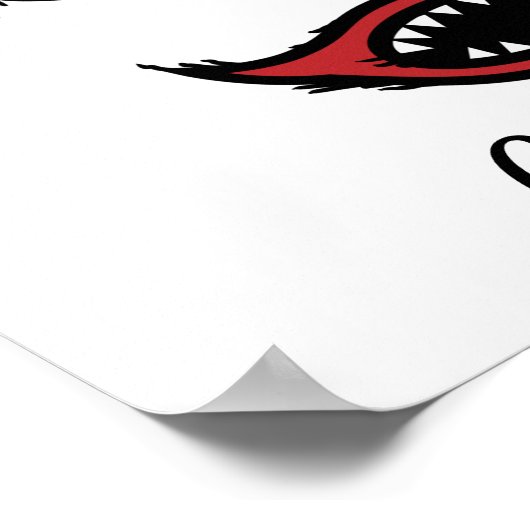 Funny Beängstigend Clown Thunder_Cove Poster (Ecke)