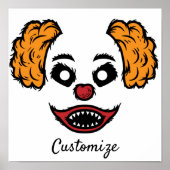 Funny Beängstigend Clown Thunder_Cove Poster (Vorne)
