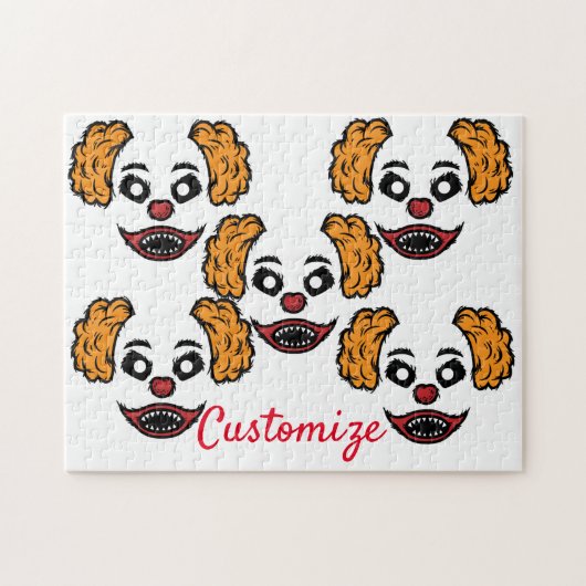 Funny Beängstigend Clown Thunder_Cove Puzzle (Horizontal)