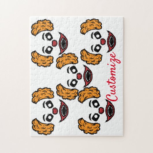 Funny Beängstigend Clown Thunder_Cove Puzzle (Vertikal)