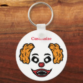 Funny Beängstigend Clown Thunder_Cove Schlüsselanhänger (Vorderseite)