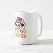Funny Beängstigend Halloween Coffe Tasse (VorderseiteRechts)