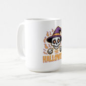 Funny Beängstigend Halloween Coffe Tasse (Vorderseite Links)