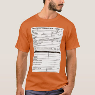 Funny Beängstigend Halloween Costume Job Applicati T-Shirt