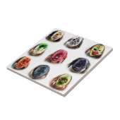 Funny Beängstigend Mask Fliese (Seite)