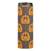 Funny Beängstigend Pumpkin Lächeln steht Thermal T Thermosbecher (Rückseite)