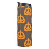 Funny Beängstigend Pumpkin Lächeln steht Thermal T Thermosbecher (Nach rechts gedreht)