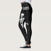 Funny Beängstigend Skeleton Happy Halloween Leggings (Links)