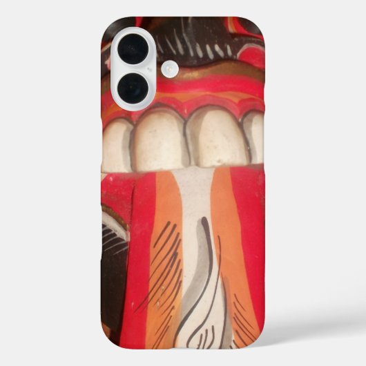 Funny Beängstigend Weiße Zunge Asiatisches Hallowe Case-Mate iPhone Hülle (Rückseite)