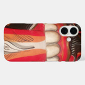 Funny Beängstigend Weiße Zunge Asiatisches Hallowe Case-Mate iPhone Hülle (Rückseite (Horizontal))