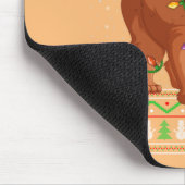 Funny Bear Animal Lover Match Ugly Grizzly Bär Mousepad (Ecke)