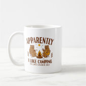 Funny Bear Apparently, I Like Camng Kaffeetasse (Links)