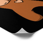 Funny Bear Bear Dance Bären Party Tanzen Bear Poster (Ecke)