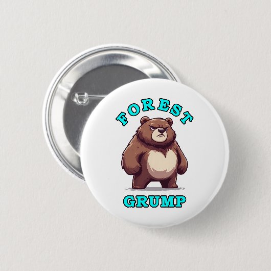 Funny Bear Button (Vorne & Hinten)
