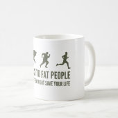 Funny Bear Chase Kaffeetasse (VorderseiteRechts)
