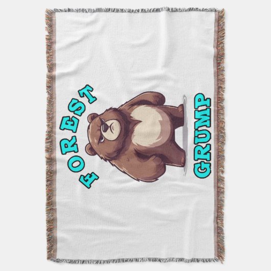 Funny Bear Decke (Vorderseite Vertikal)