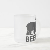Funny Bear Deer Beer Tasse (VorderseiteRechts)