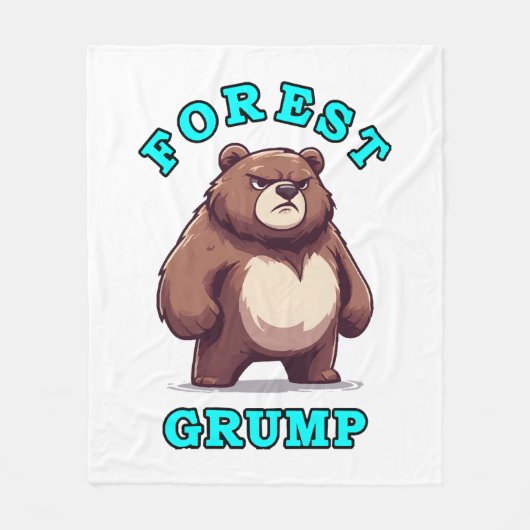 Funny Bear Fleecedecke (Vorderseite)