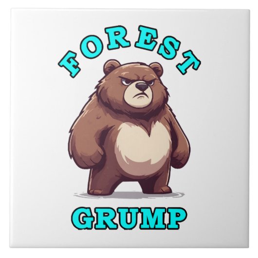 Funny Bear Fliese (Vorderseite)