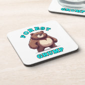 Funny Bear Getränkeuntersetzer (Linke Seite)