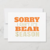 Funny Bear Junting (Rückseite)