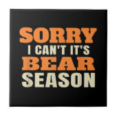 Funny Bear Junting Fliese (Vorderseite)