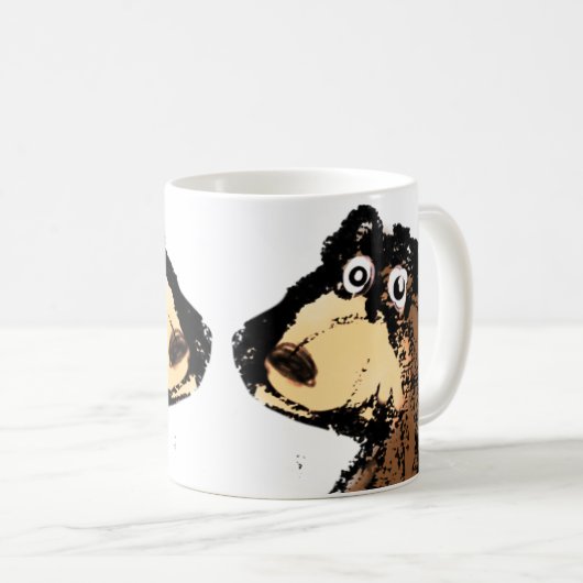 Funny Bear Kaffeetasse (VorderseiteRechts)