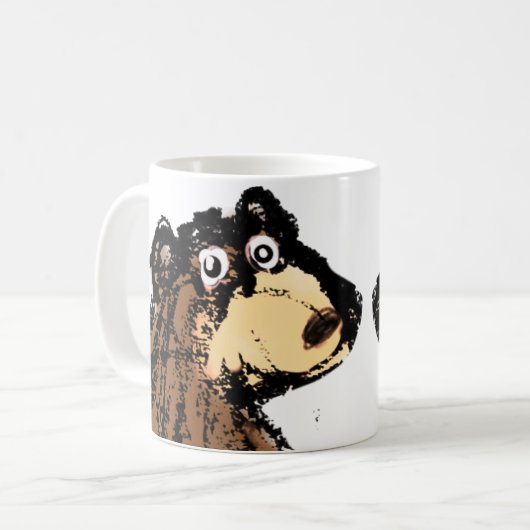 Funny Bear Kaffeetasse (Vorderseite Links)